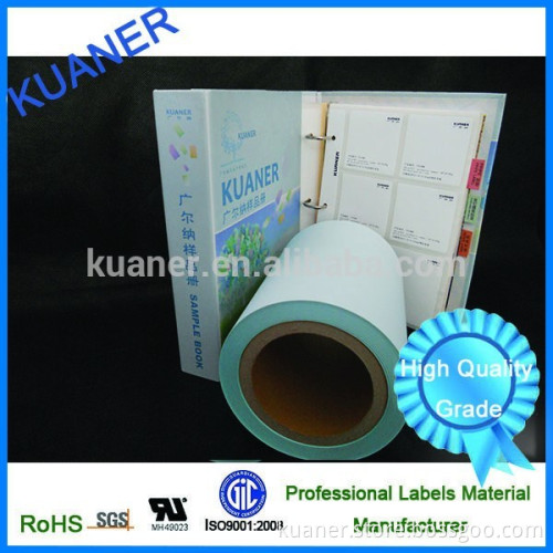 Permanent adhesive paper for PP synthetic paper